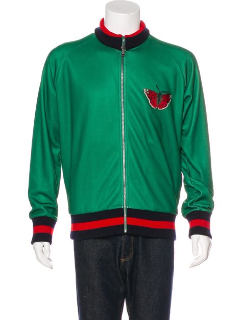 gucci snake pullover jacket|gucci tracksuit men's.